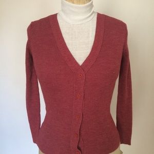 Vintage 1970s pullover turtleneck sweater cardigan